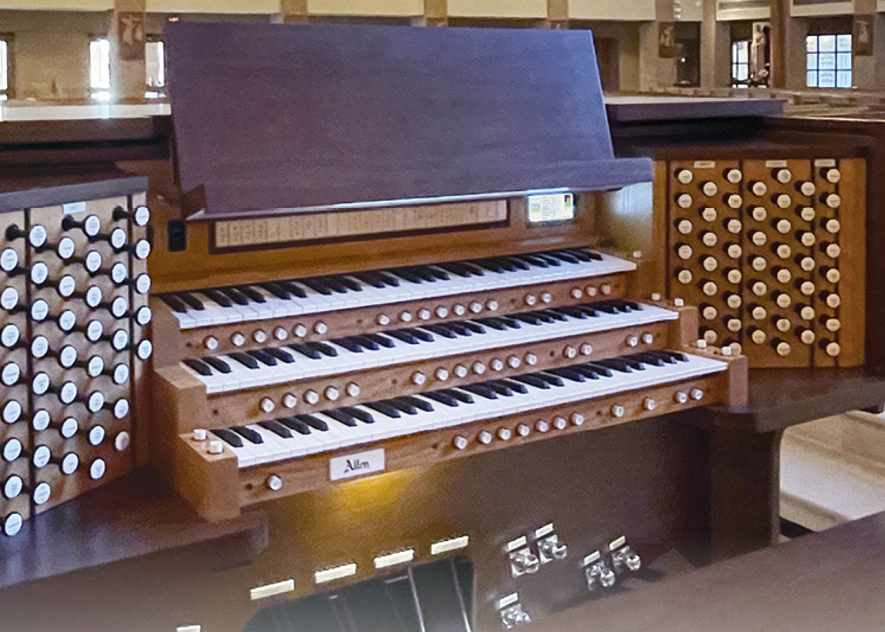 Allen organ at Saint Patrick Catholic Church, Dallas